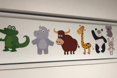 Zoo Animals Custom Printed Roller Blind - Kids  Room