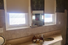 Vibe Blockout Linen in a White Round Top Cassette