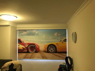 Cars Movie Custom Printed Roller Blinds