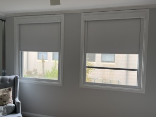 Le Reve Blockout Crystal in Square Faced Surround Dim Out System Cassette White