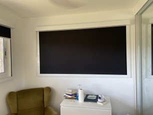 Skye Blockout Raven with full white surround dim out cassette