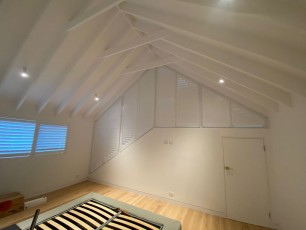 Basswood-Raked-MYT-Shutter-89mm-Blade-F05-White-48R-Frame-Flat-Stile-Clearview-Tilt-Rod