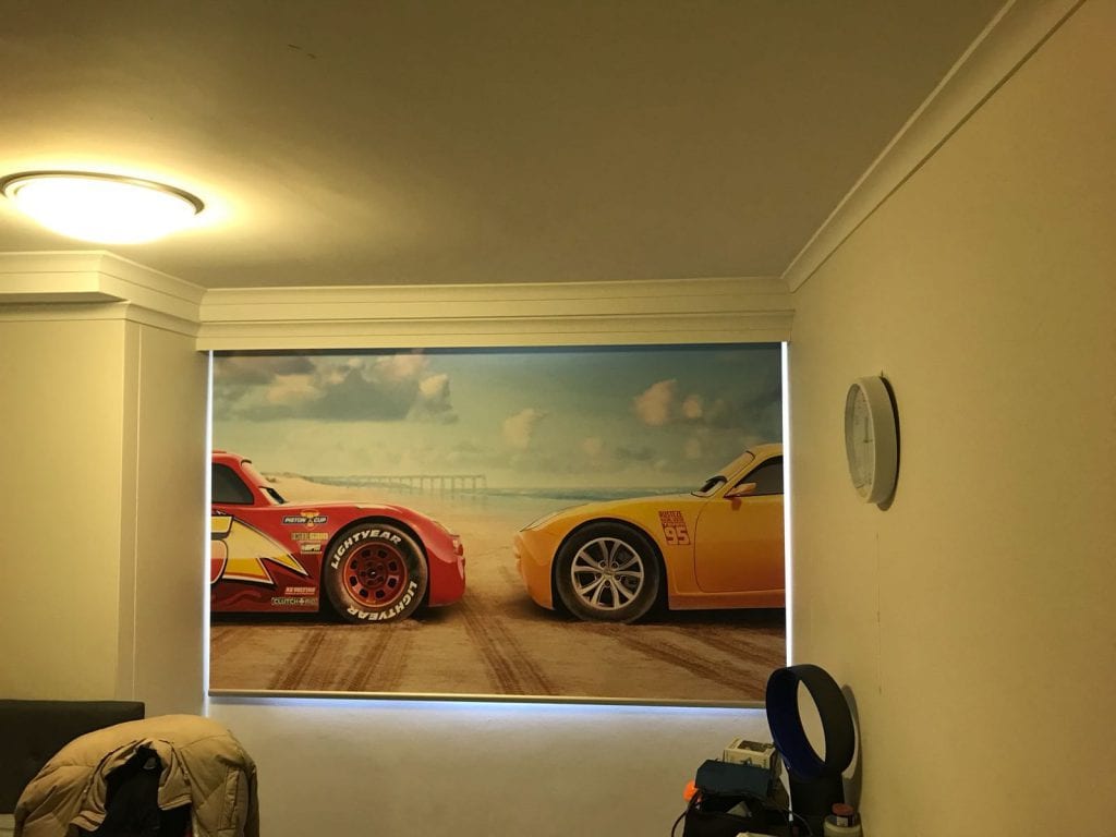 Cars Movie Custom Printed Blind